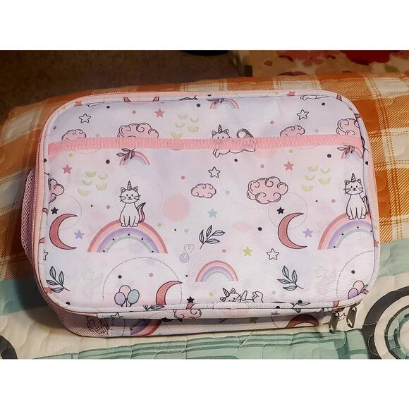NEW IN PACKAGE BRAINYBEAN KIDS INSULARED LUNCH BAG CATICORN - Picture 2 of 9
